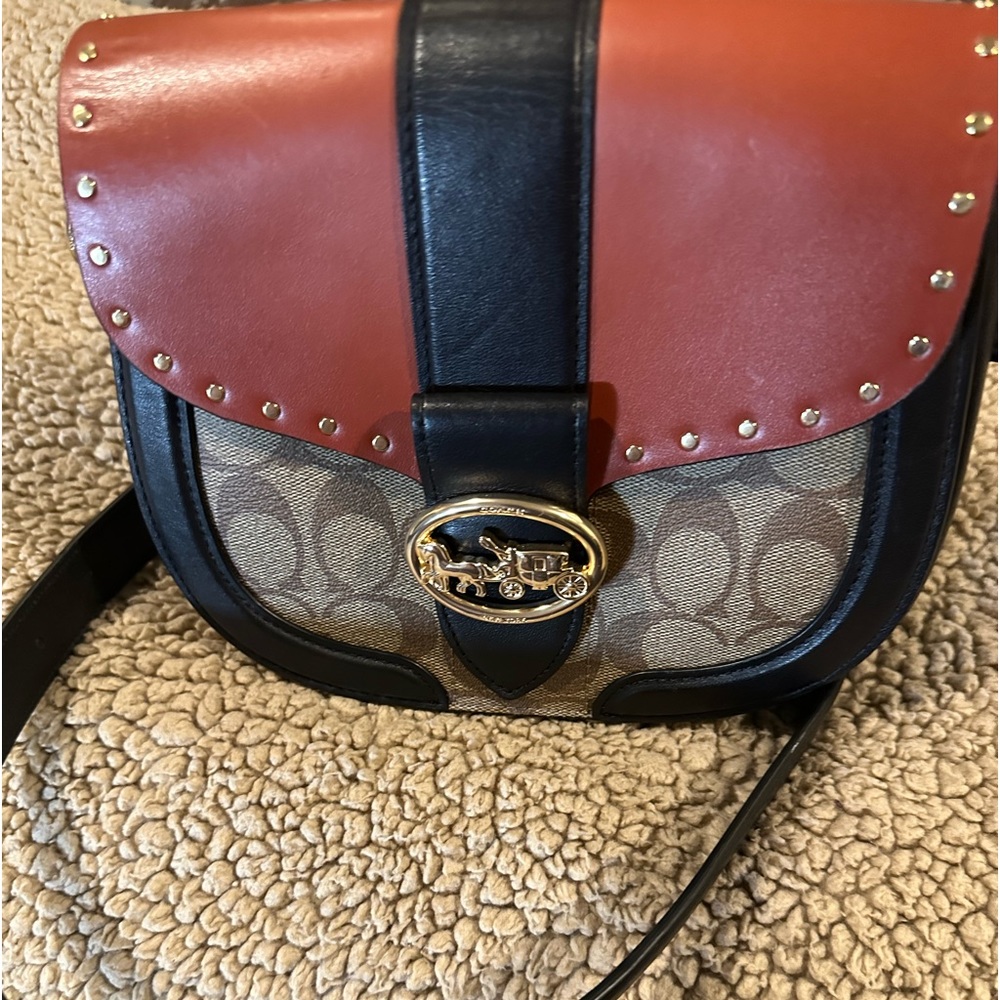 Coach signature purse